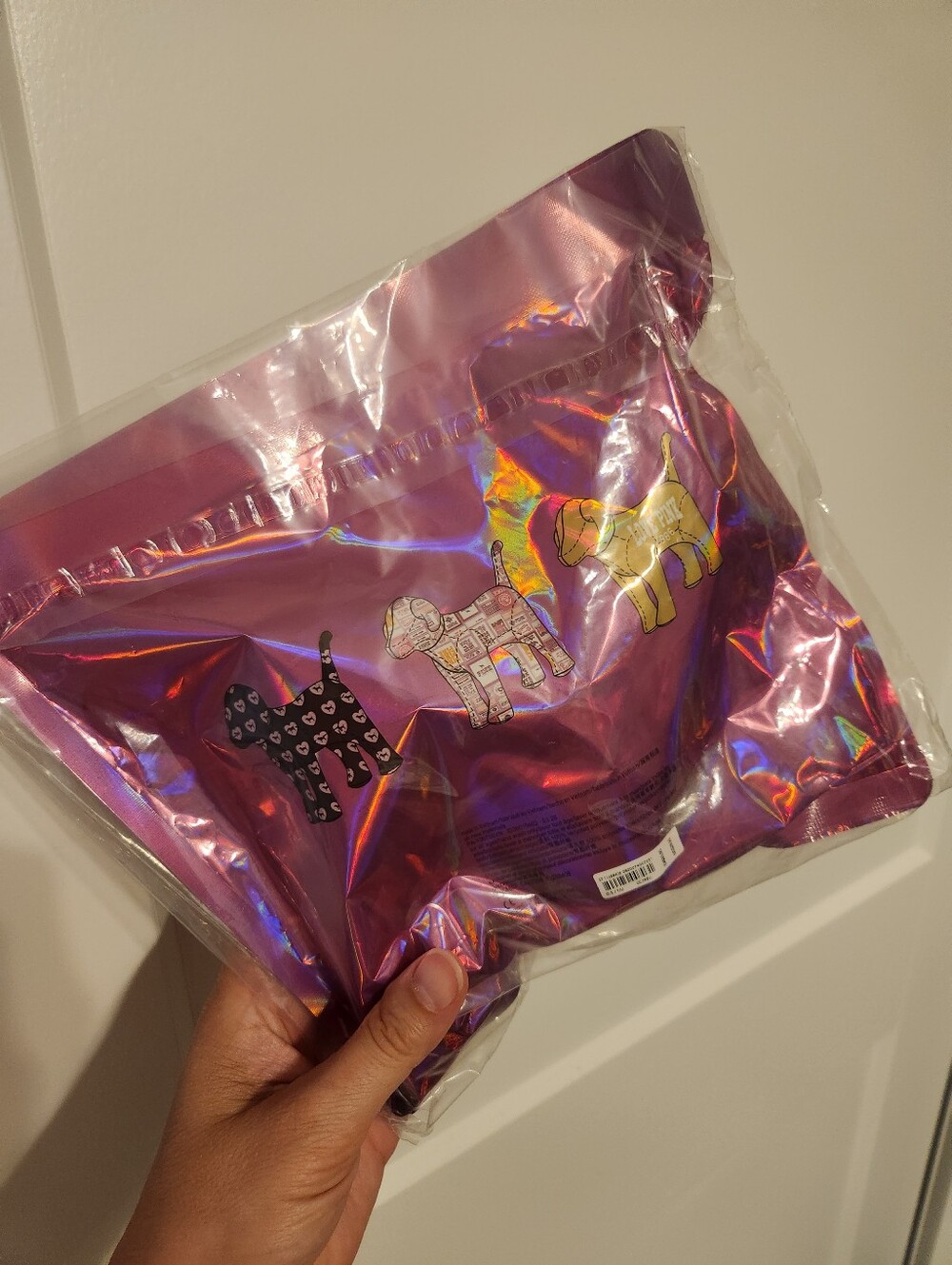 Victoria'a Secret Nwt Mystery Pink Froday Mini Dog AND $20 Off Coupon - Picture 3 of 3